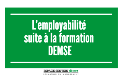 Chiffres de l’employabilité suite à la formation DEMS reconversion