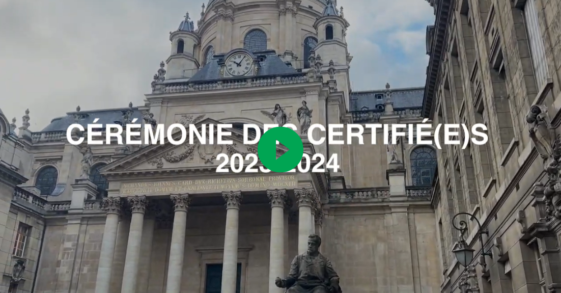 Cérémonie des Certifiés DEMS et CDS