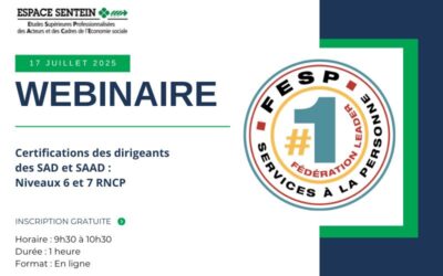 Webinaire – Certifications RNCP pour dirigeants et encadrants du médico-social